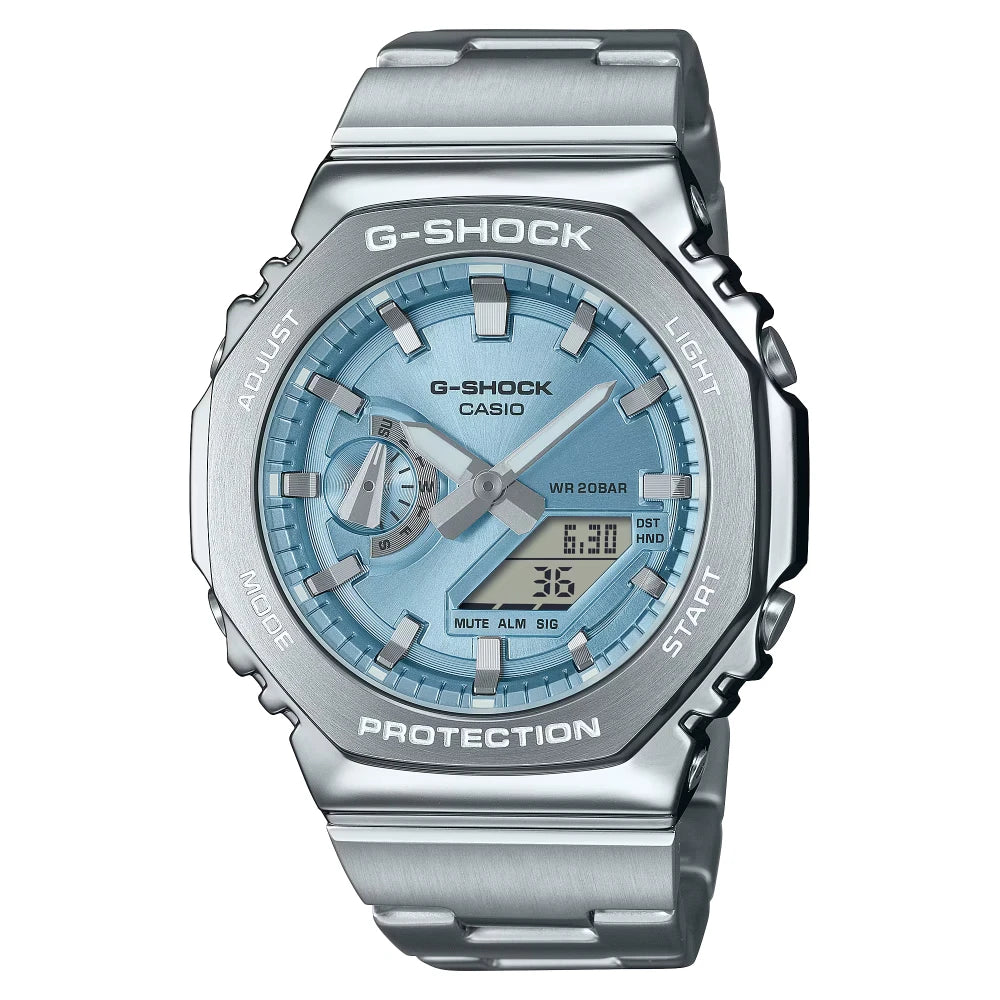 Reloj Casio G-Shock GM-2110D-2AJF Metálico Celeste