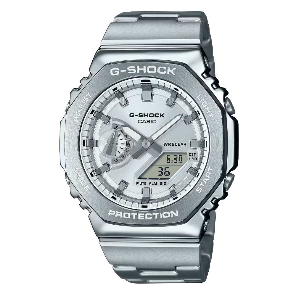 Reloj Casio G-Shock GM-2110D-7AJF Metálico Plateado JDM