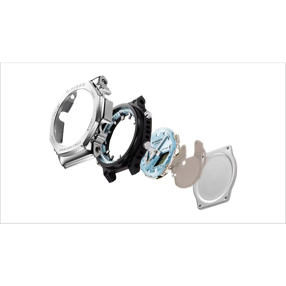 Reloj Casio G-Shock GM-2110D-7AJF Metálico Plateado