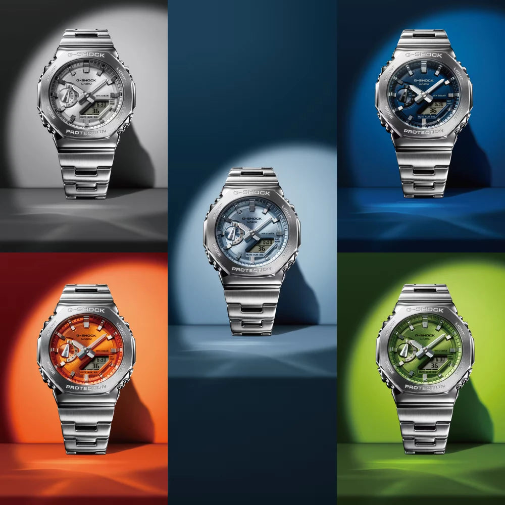 Reloj Casio G-Shock GM-2110D-7AJF Metálico Plateado