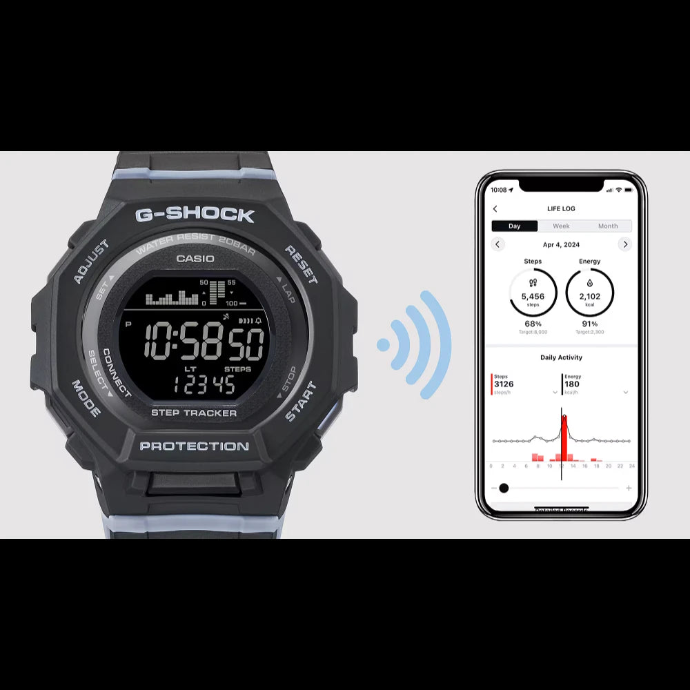 Reloj Casio G-Shock GMD-B300-1JF Step Tracker Negro JDM