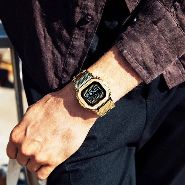 Reloj Casio G-Shock GMW-B5000GD-9 Tough Solar Bluetooth Made in Japan Dorado