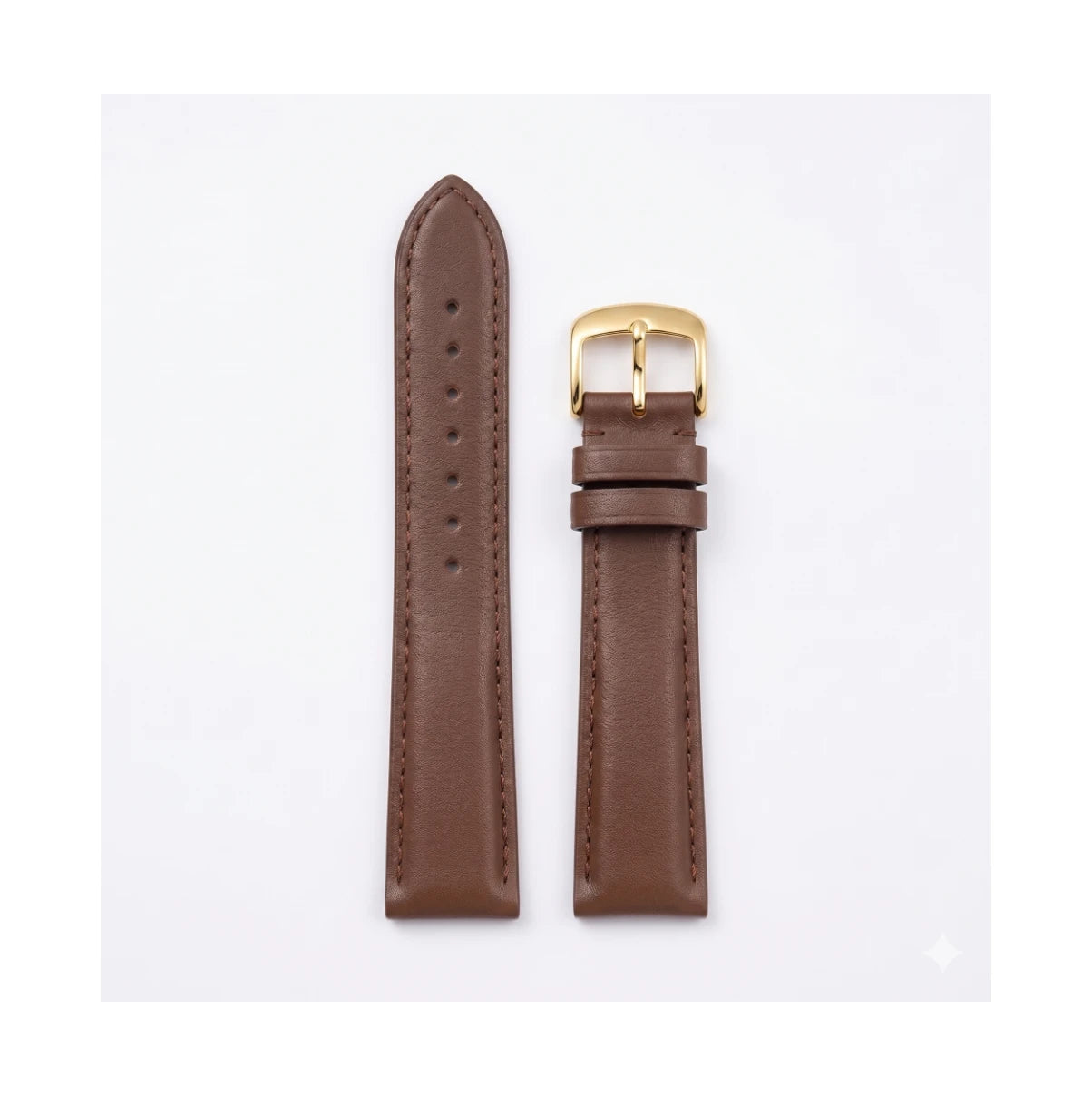 Correa de Cuero Seiko DXJ7 18mm Café