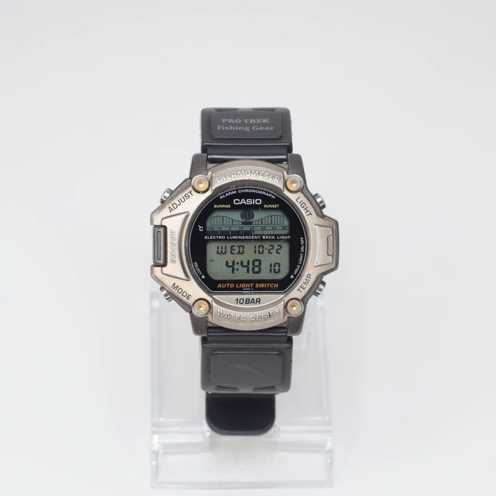 Reloj Casio Pro Trek PRT-11FGJ Fishing Gear VIAJE JAPON