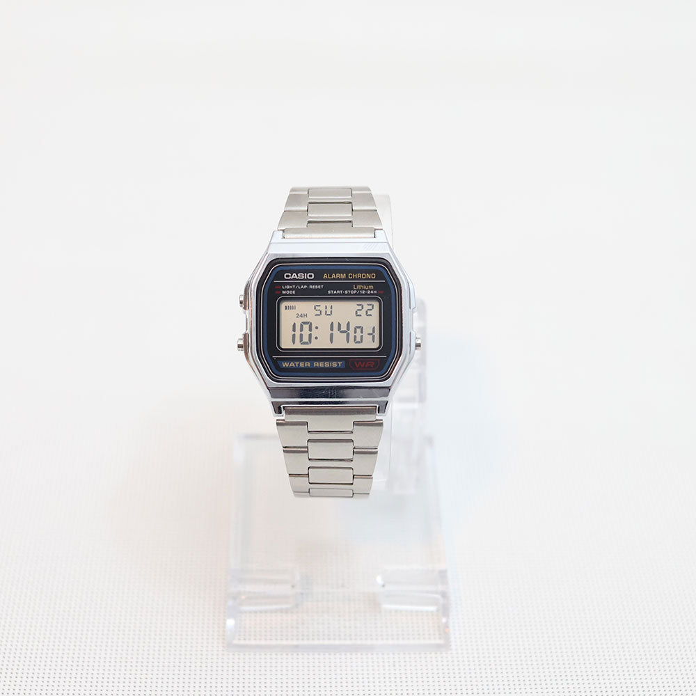 (Segunda Mano) Reloj Casio Vintage A158WA-1DF Azul/Plateado
