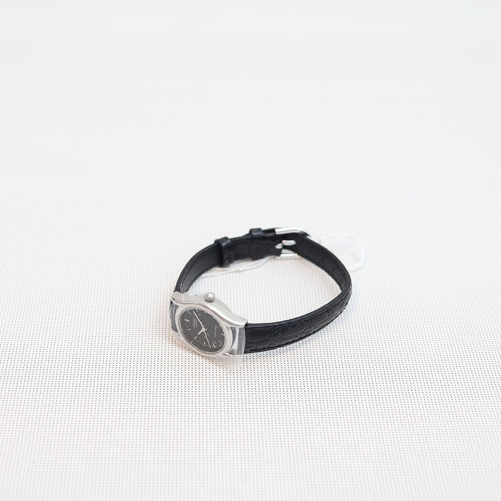 (Segunda Mano) Reloj Casio Análogo LTP-1094E-1ARDF Correa de Cuero Negra