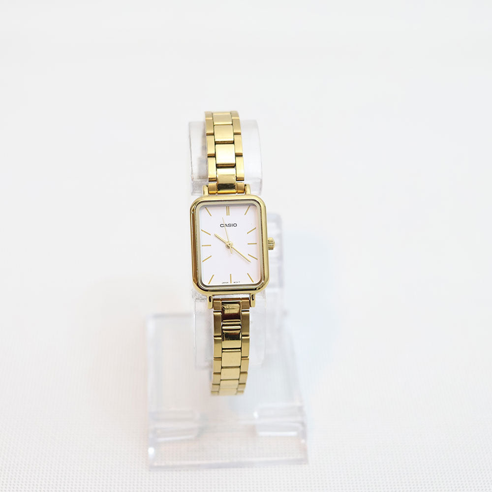 (Segunda Mano) Reloj Casio Tank Análogo LTP-V009G-7EUDF Acero Dorado