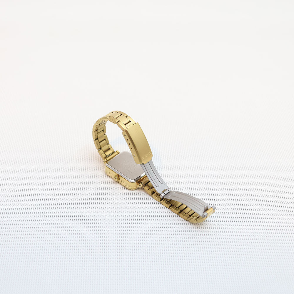 (Segunda Mano) Reloj Casio Tank Análogo LTP-V009G-7EUDF Acero Dorado