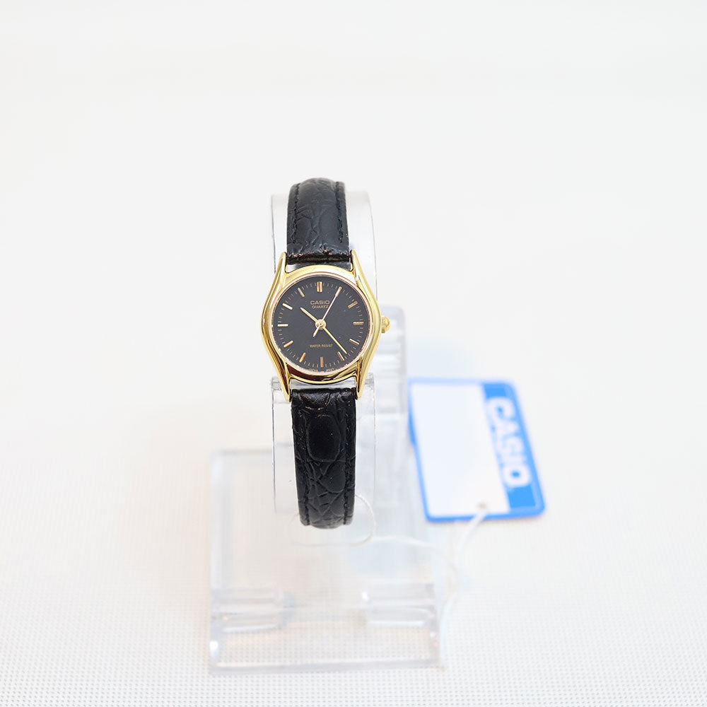 (Segunda Mano) Reloj Casio Análogo LTP-1094Q-1ARDF Correa de Cuero Negra