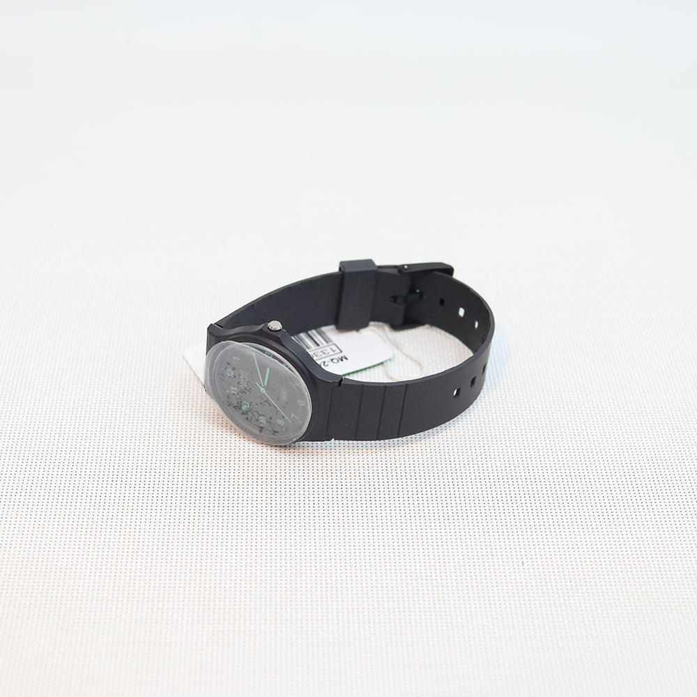 (Segunda Mano) Reloj Casio Vintage MQ-24B-8B Negro/Verde Bio Resina Números