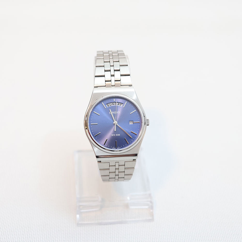 (Segunda Mano) Reloj Casio Análogo MTP-B146D-2A Calendario Superior Azul