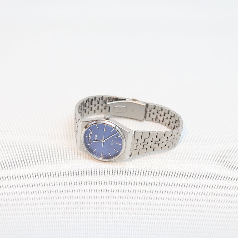 (Segunda Mano) Reloj Casio Análogo MTP-B146D-2A Calendario Superior Azul