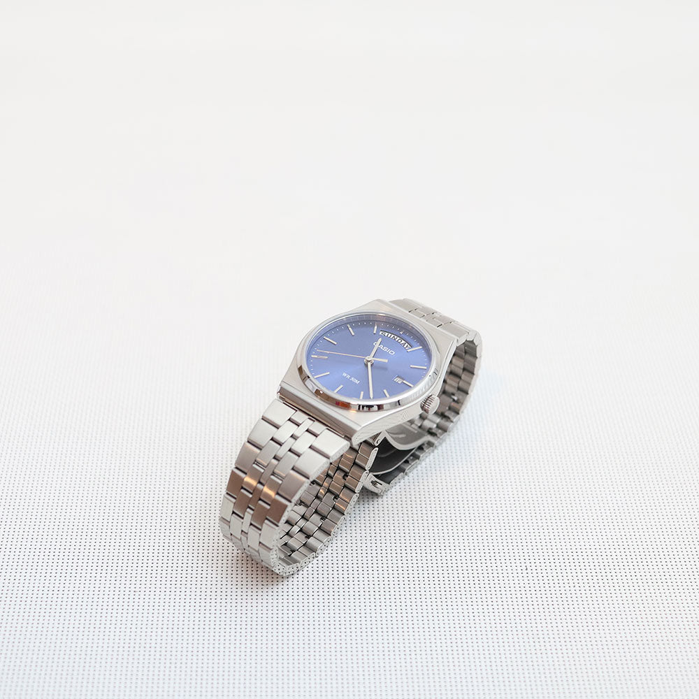 (Segunda Mano) Reloj Casio Análogo MTP-B146D-2A Calendario Superior Azul