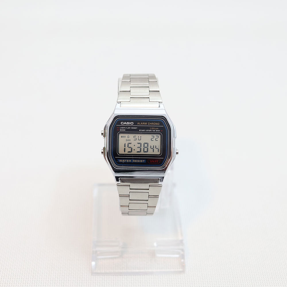 (Segunda Mano) Reloj Casio Vintage A158WA-1DF Azul/Plateado