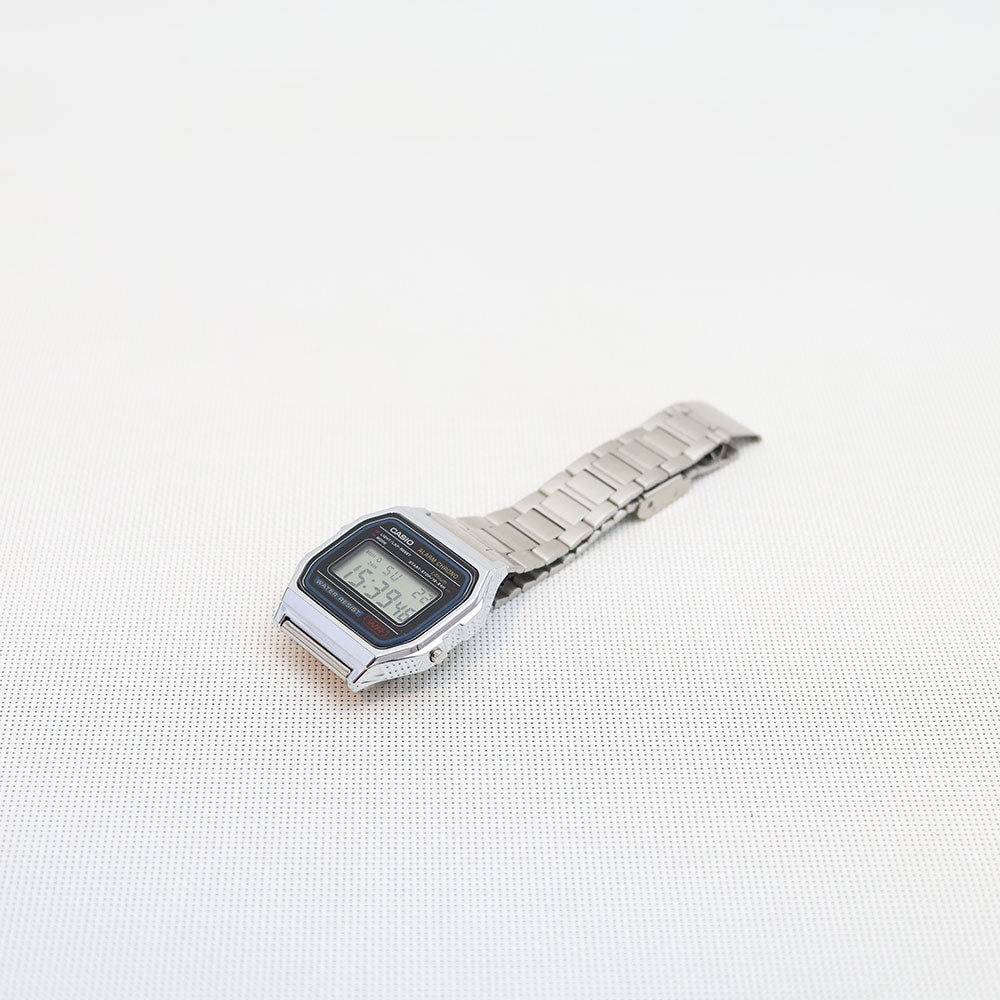 (Segunda Mano) Reloj Casio Vintage A158WA-1DF Azul/Plateado
