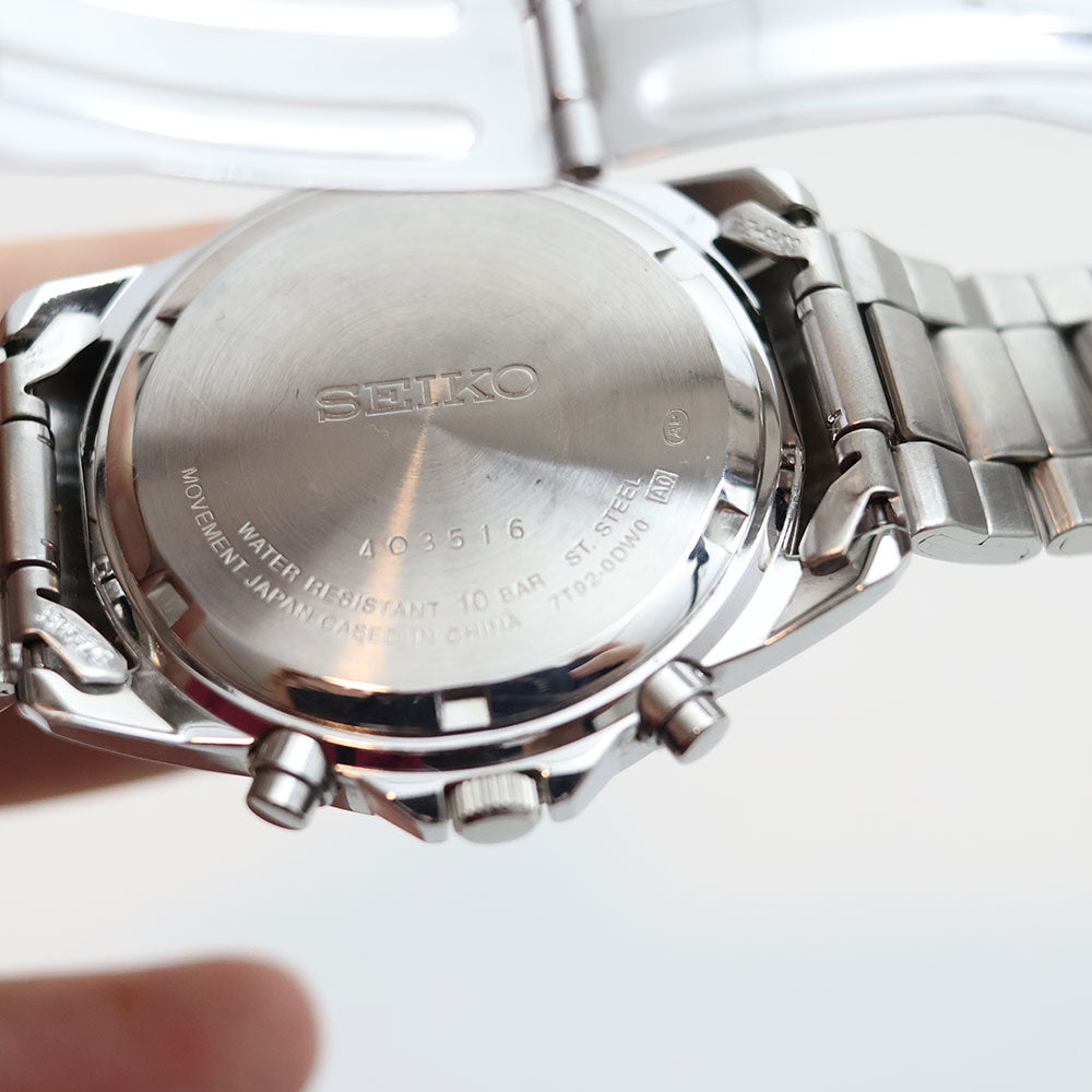 (Segunda Mano) Reloj Seiko SBTQ039 Chronograph Quartz 38,5mm JDM