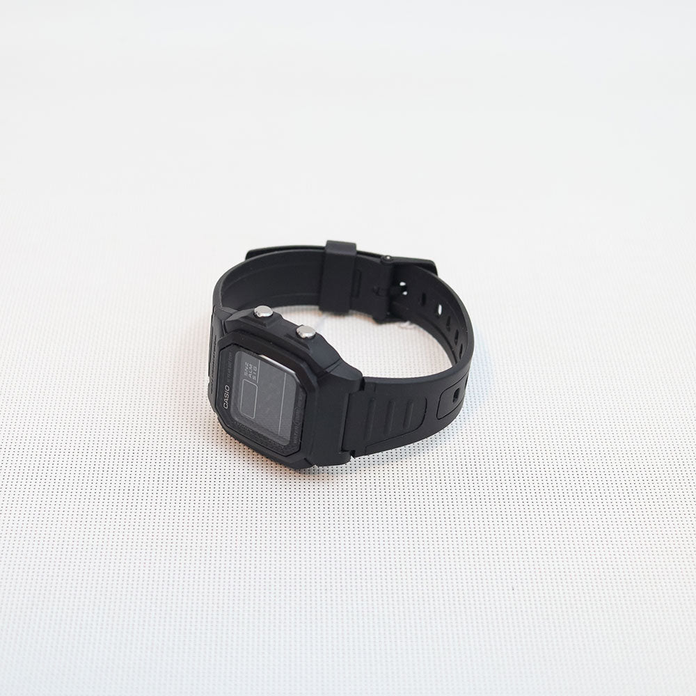 (Segunda Mano) Reloj Casio Vintage W-800H-1BV Negro Pantalla Negativa
