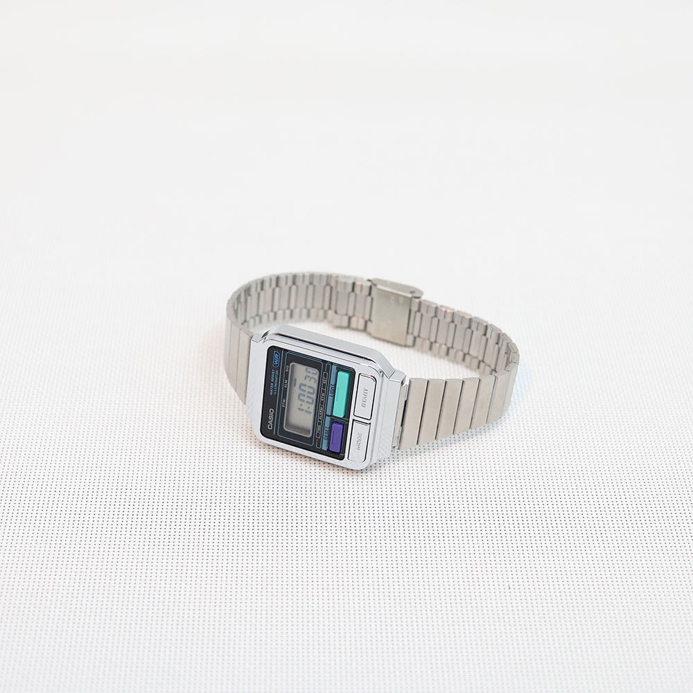 (Segunda Mano) Reloj Casio Vintage A120WE-1ADF Retro 80's Plateado