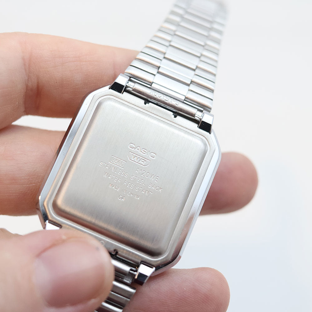 (Segunda Mano) Reloj Casio Vintage A120WE-1ADF Retro 80's Plateado