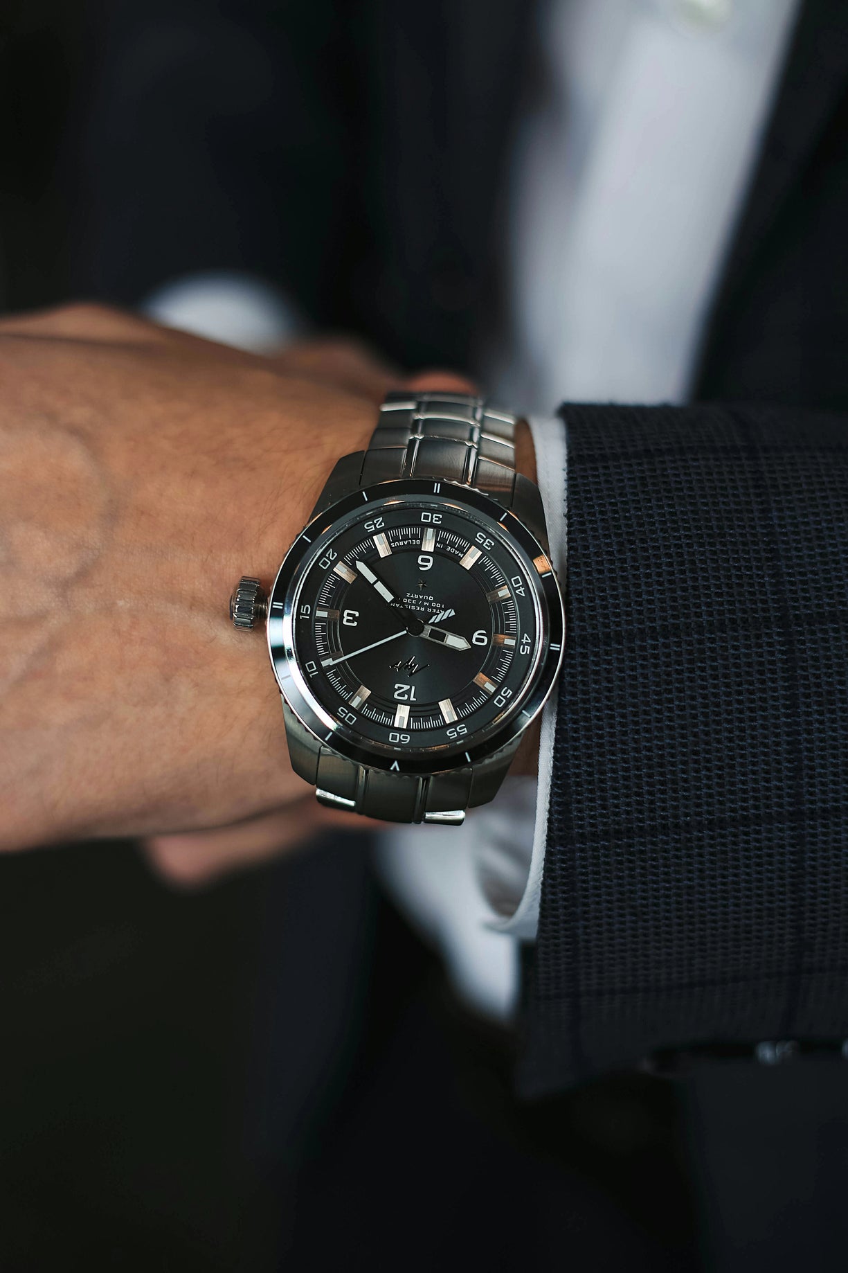 Reloj Luch Commander 96760566 Fabricado en Bielorrusia Sapphire 46,8mm