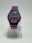 Reloj Swatch  MOMA SUOZ334 THE CITY AND DESIGN, THE WONDERS OF LIFE 41mm Swiss Made [Segunda Mano]