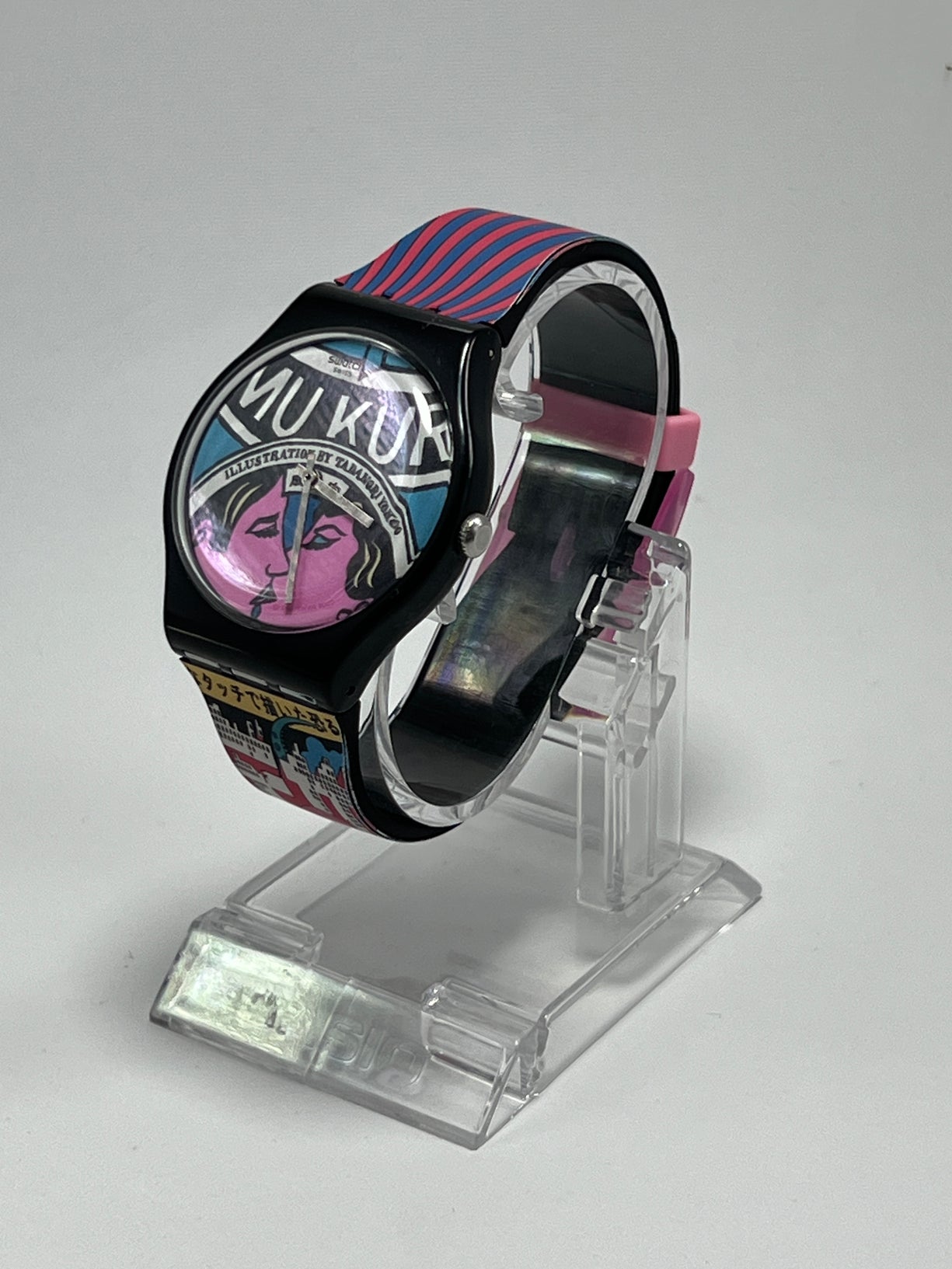 Reloj Swatch  MOMA SUOZ334 THE CITY AND DESIGN, THE WONDERS OF LIFE 41mm Swiss Made [Segunda Mano]