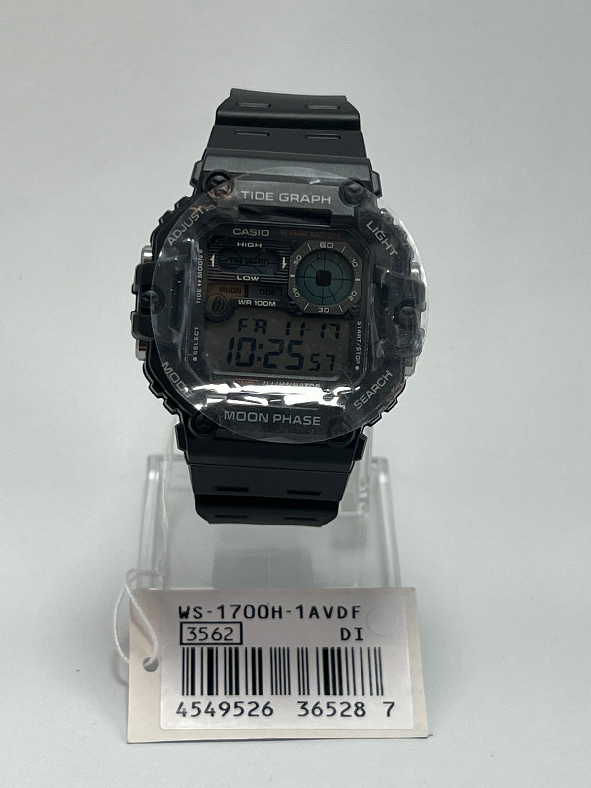 Reloj Casio Vintage WS-1700H-1AV Tide Graph Moonphase [Segunda Mano]