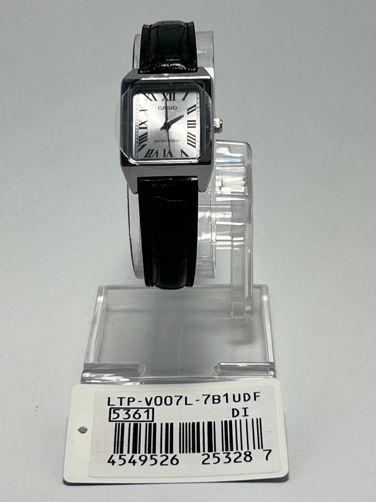 Reloj Casio Tank Análogo LTP-V007L-7B1UDF Cuero Dial Plateado [Segunda Mano]