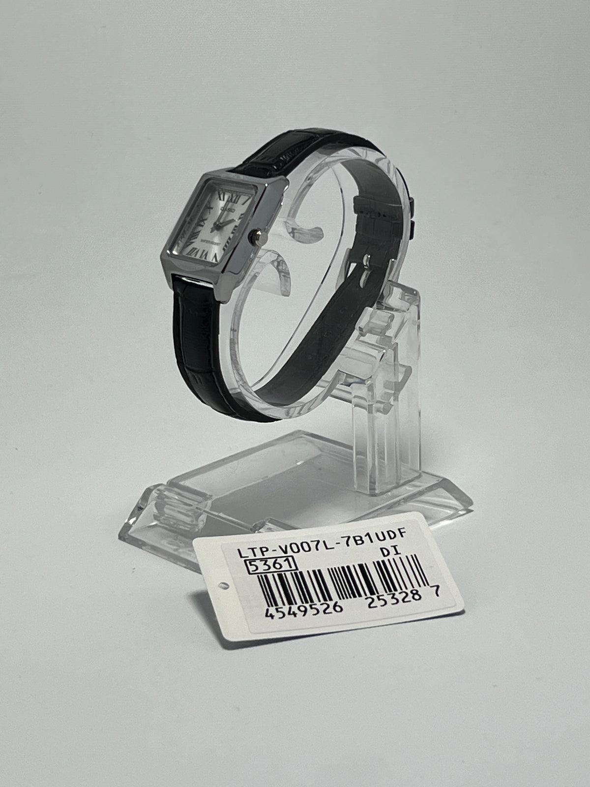 Reloj Casio Tank Análogo LTP-V007L-7B1UDF Cuero Dial Plateado [Segunda Mano]