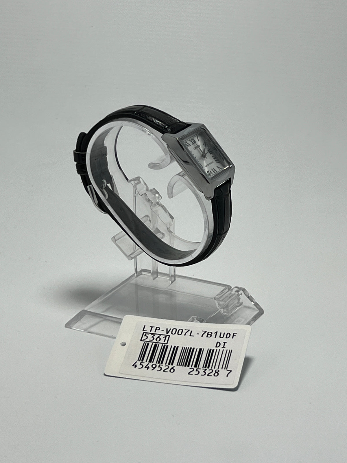 Reloj Casio Tank Análogo LTP-V007L-7B1UDF Cuero Dial Plateado [Segunda Mano]