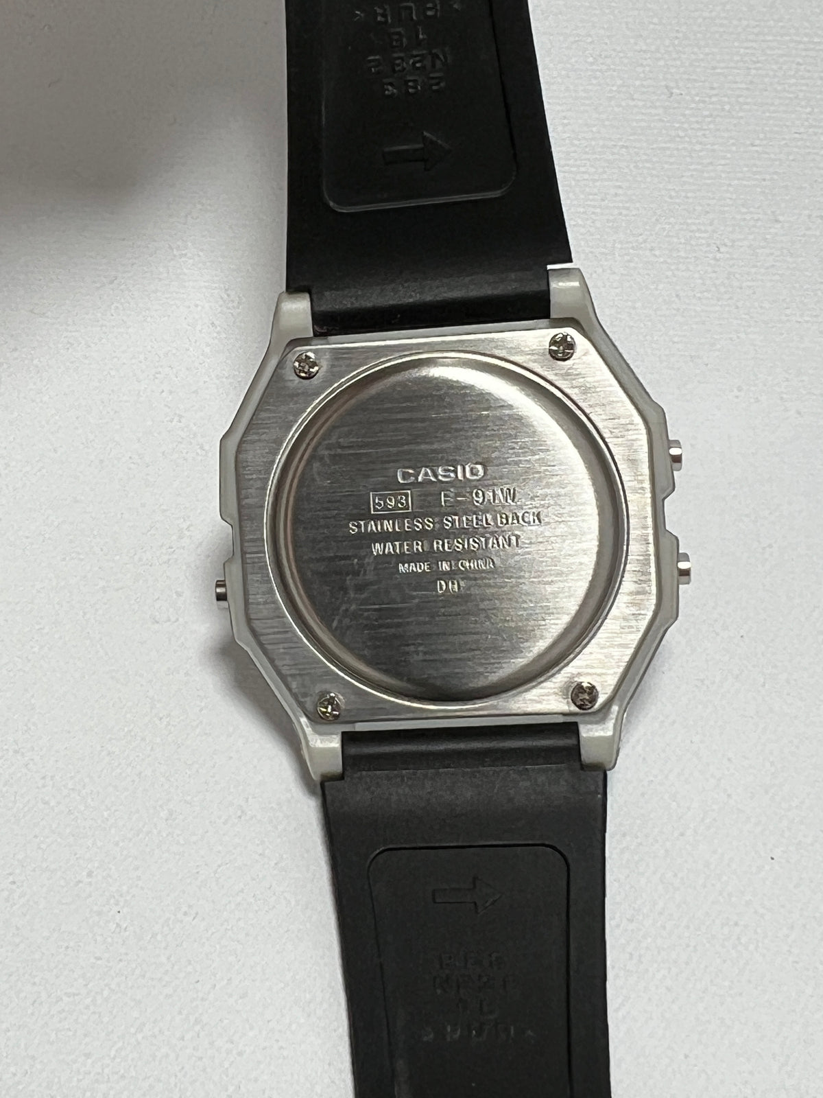 Reloj Casio Vintage F-91WM-7A Plateado/Negro [Segunda Mano]