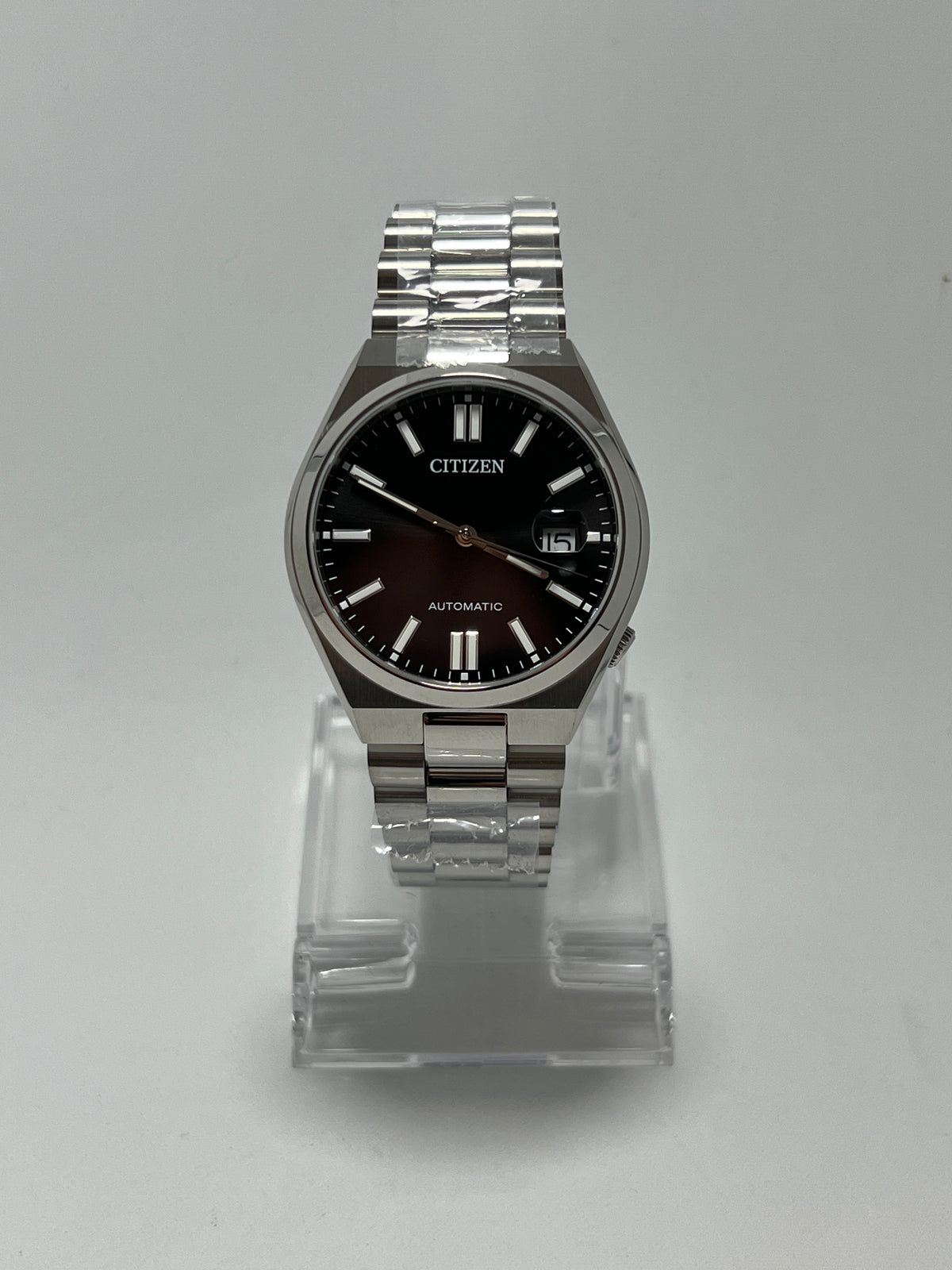 Reloj Citizen Automatic NJ0150-81E Tsuyosa Sapphire Negro 40mm [segunda Mano]