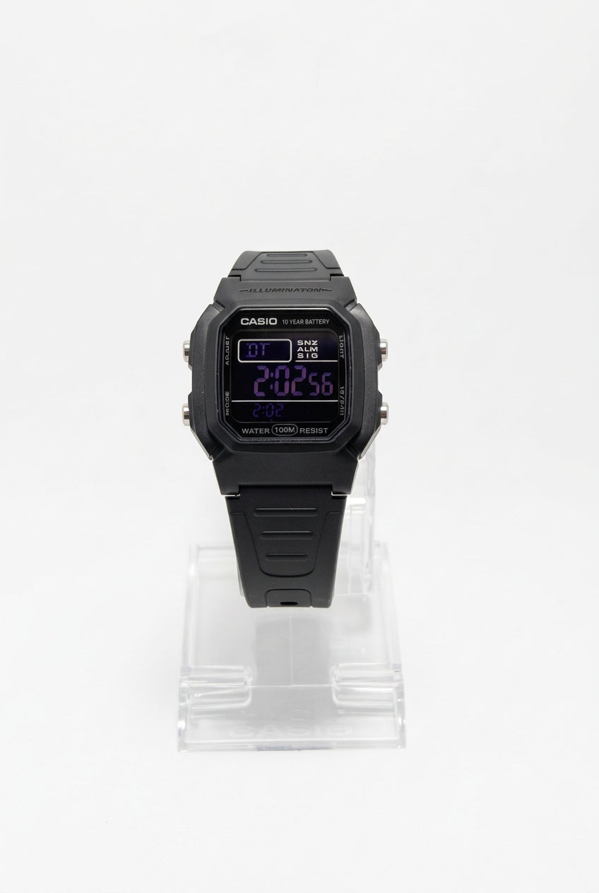 Reloj Casio Vintage W-800H-1BV Negro Pantalla Negativa [Segunda Mano]
