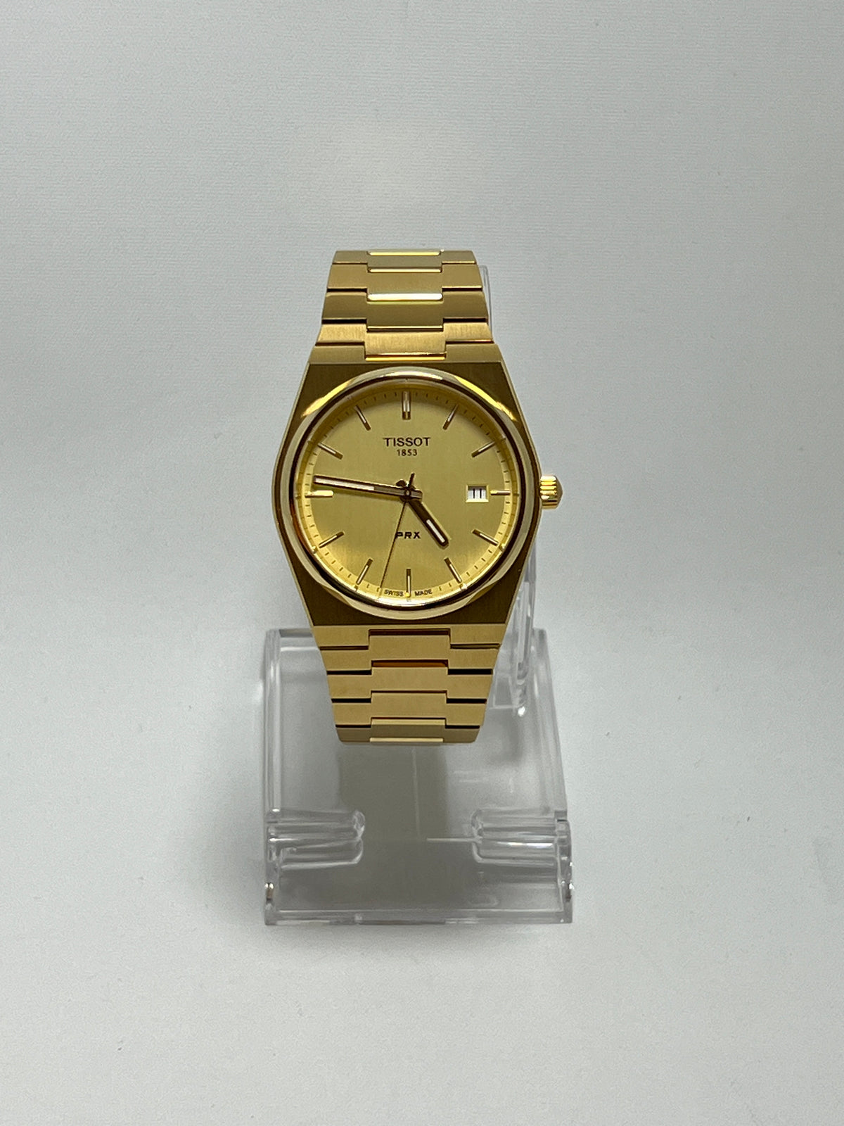 Reloj Tissot PRX T137.410.33.021.00 Quartz 40mm Dorado [Segunda Mano]