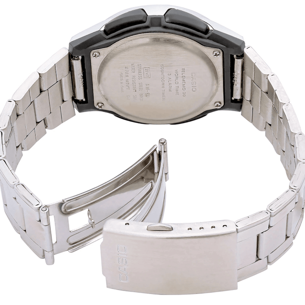 Reloj Casio Análogo-Digital Vintage AW-80D-7AJH Plateado Mercado Japonés JDM