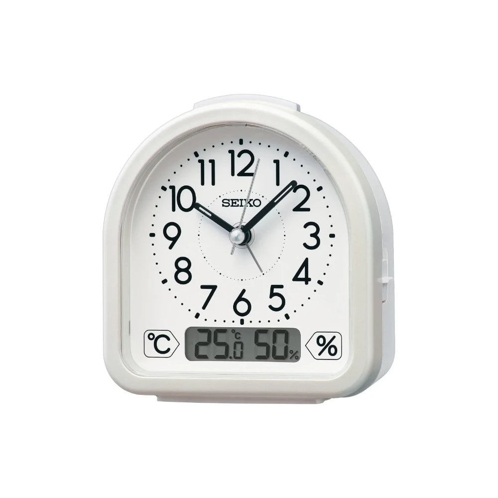 Reloj Seiko Clocks Análogo KR522W Temperatura/Humedad