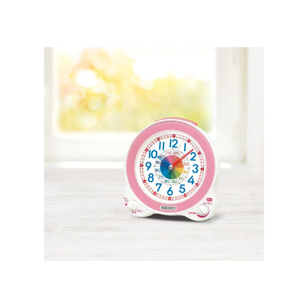 Reloj Seiko Clocks de Escritorio KR524P Educativo JDM Rosado
