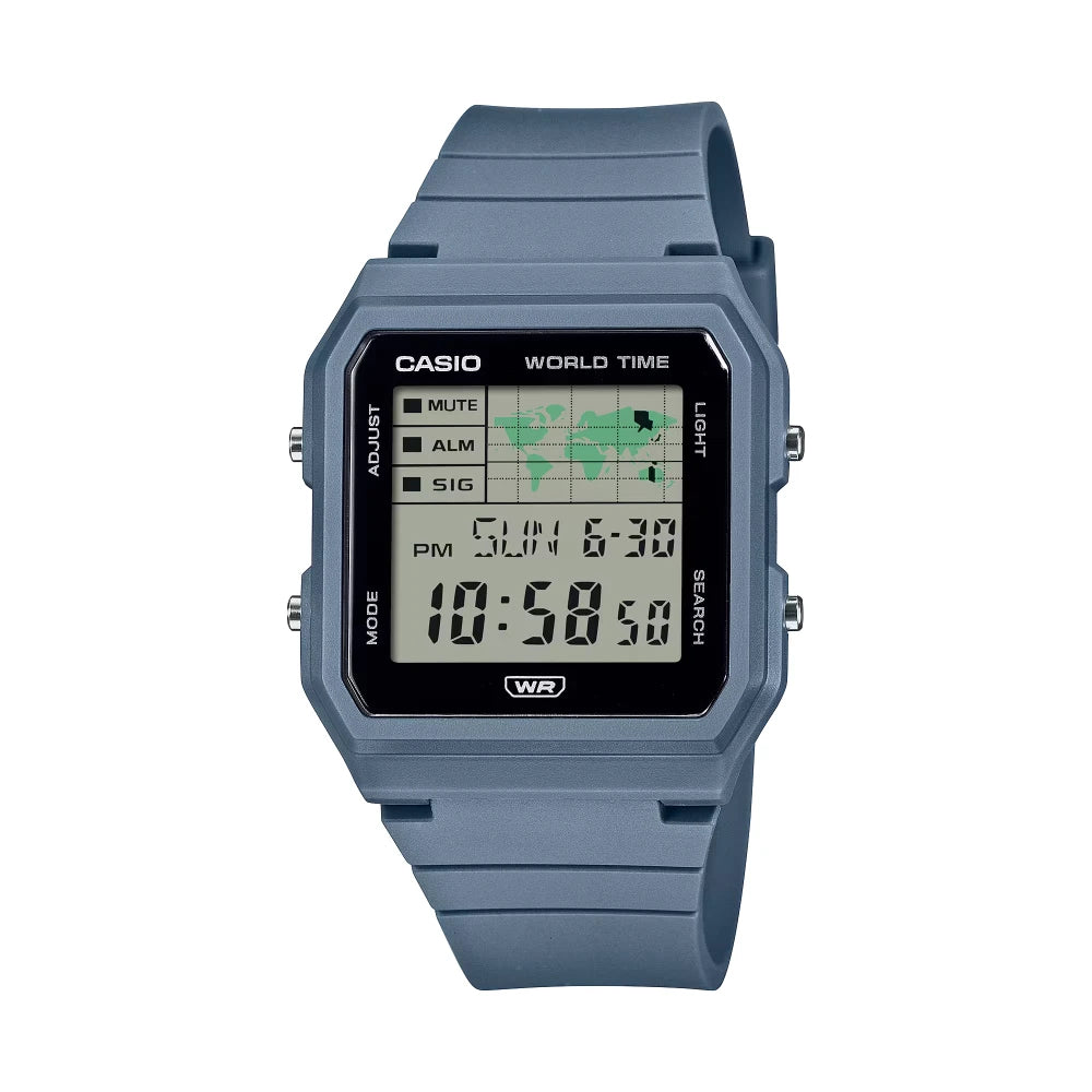 Reloj Casio Vintage LF-30W-2A World Time Azul