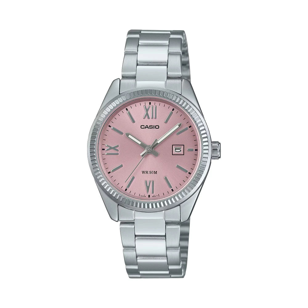 Reloj Casio Análogo LTP-1302DD-4A1V Rosado Mini