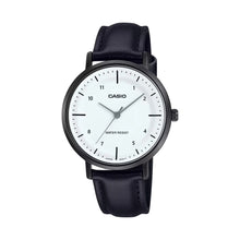 Reloj Casio Análogo LTP-VT03BL-7B Cóncavo Blanco Correa Cuero