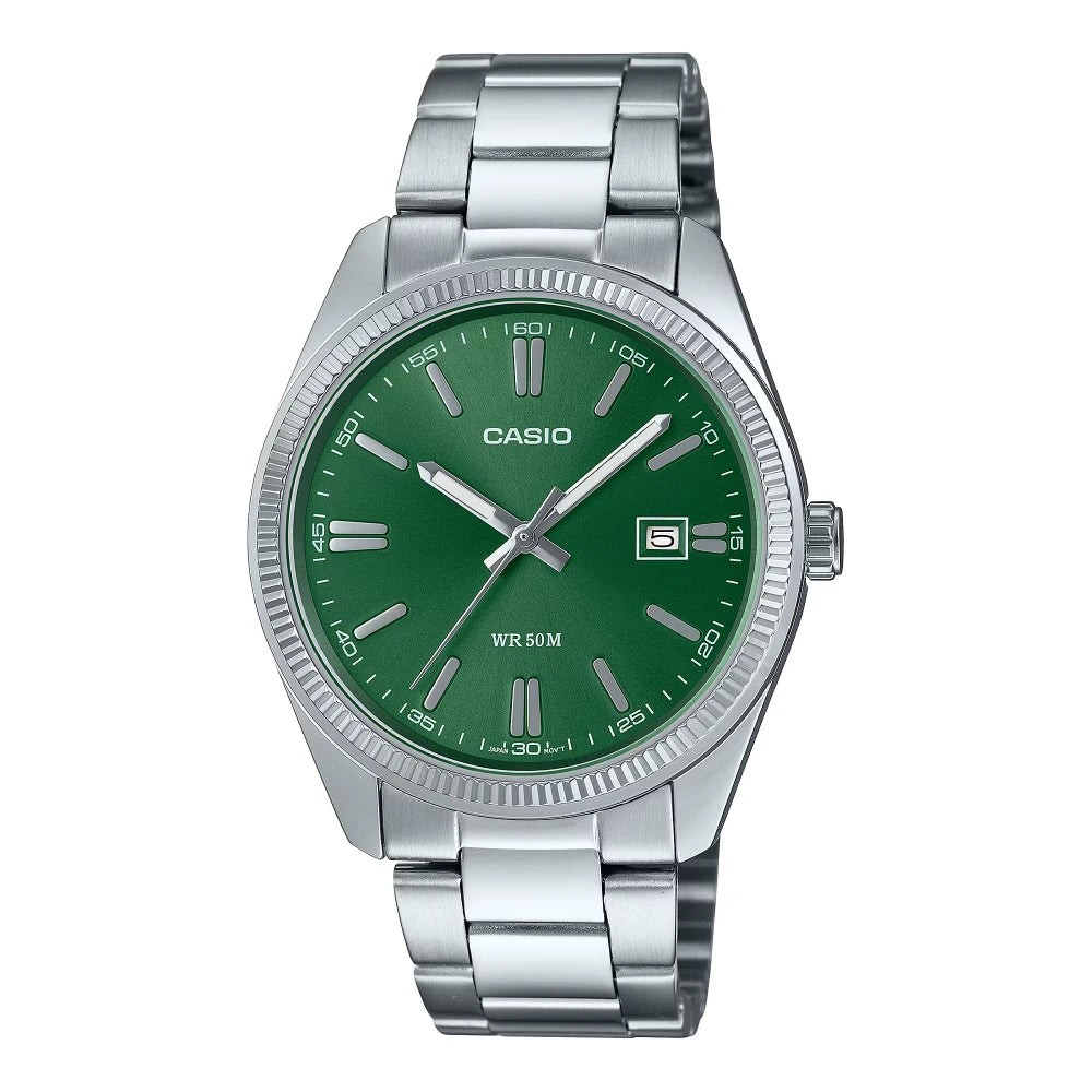 Reloj Casio Análogo MTP-1302D-3AJF Blanco 38,5mm JDM