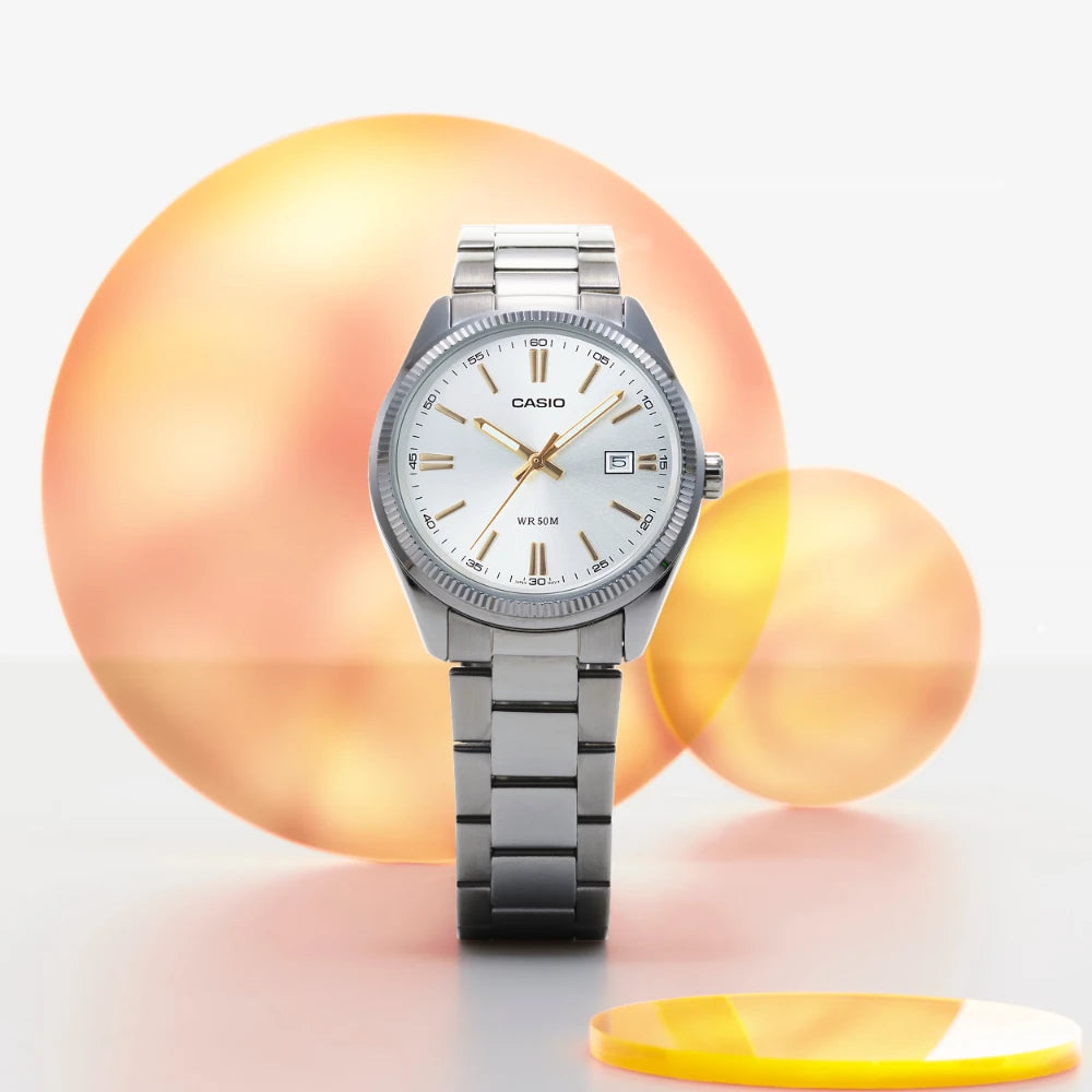 Reloj Casio Análogo MTP-1302D-7A2V Blanco