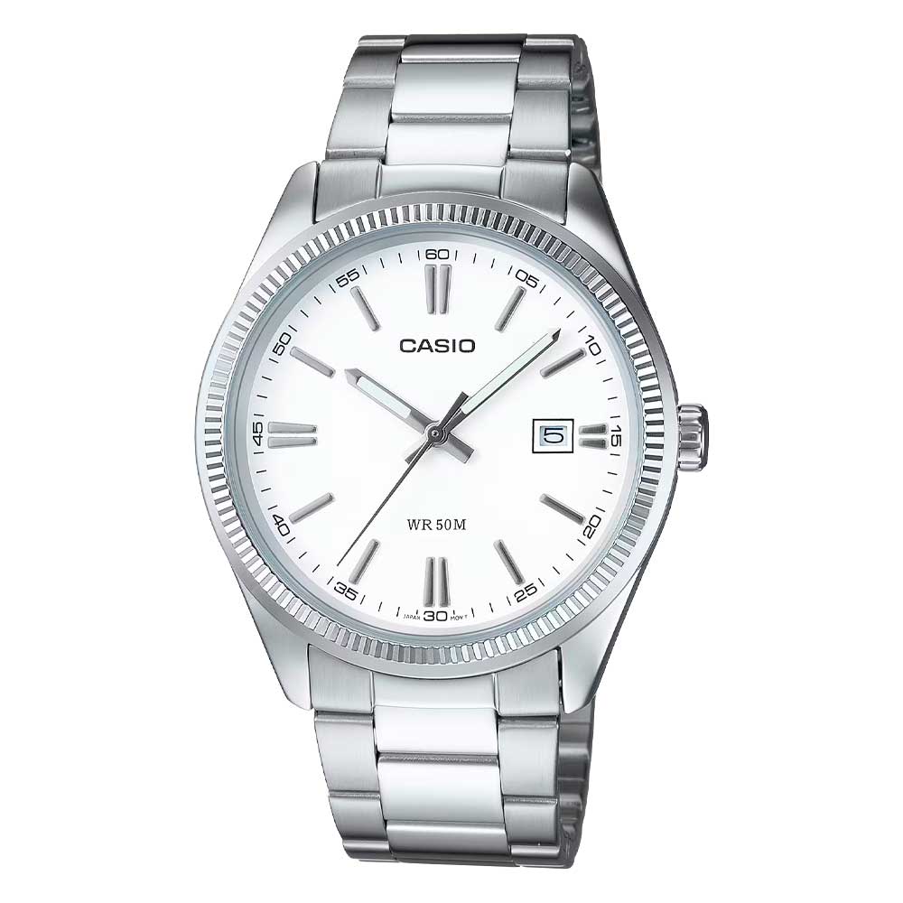 Reloj Casio Análogo MTP-1302PD-7A1V Plateado 38,5mm