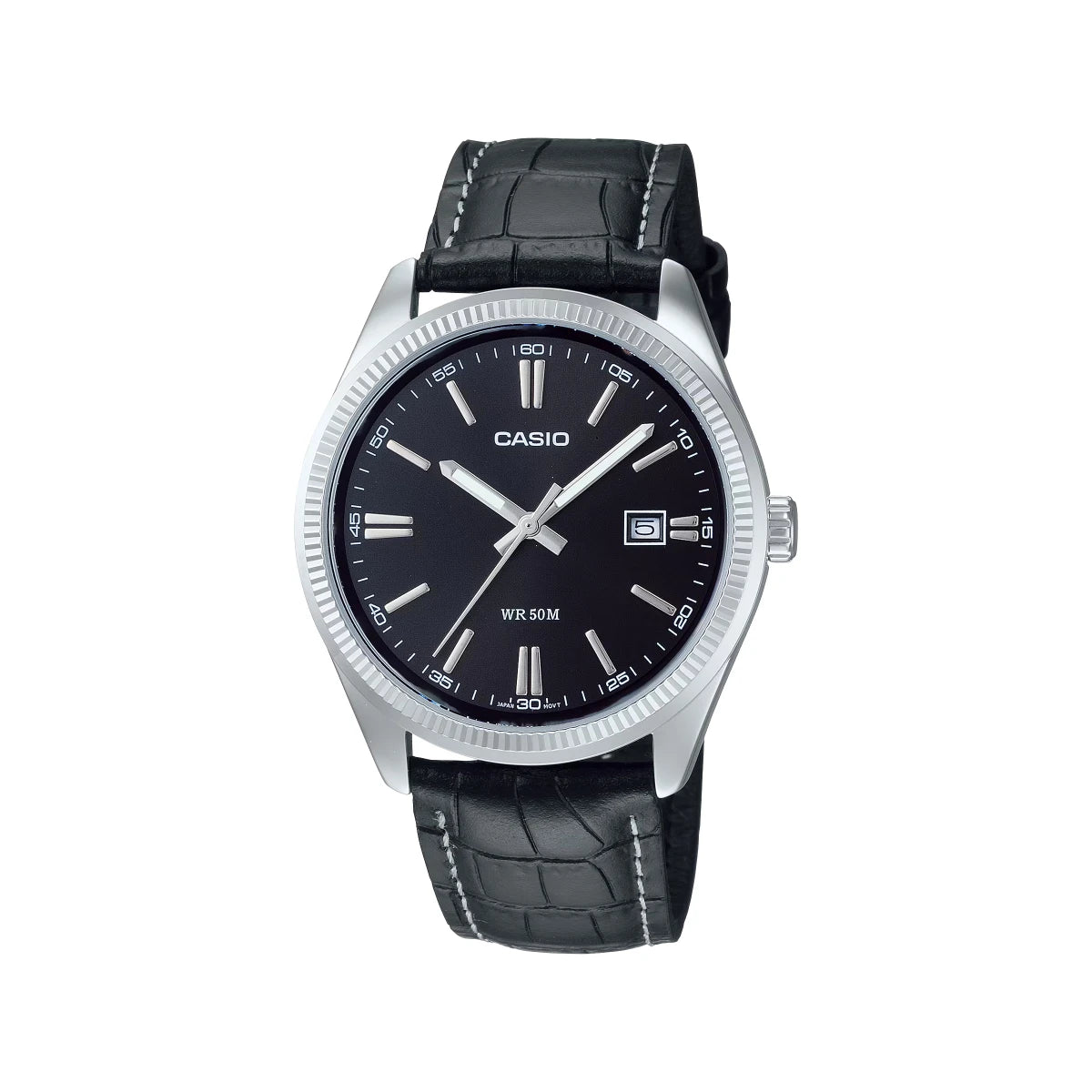 Reloj Casio Análogo MTP-1302PL-1AV Negro 38,5mm