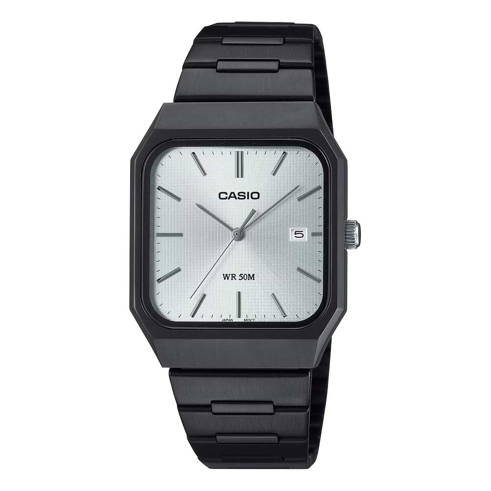 Reloj Casio Tank Análogo MTP-B185B-7A Full Acero