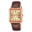 Reloj Casio Tank Análogo MTP-B190RGL-9BV Caja Acero