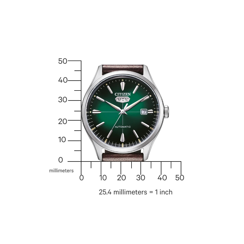 Reloj Citizen NH8390-03XE Cal 8200 Automático Verde 40,2mm