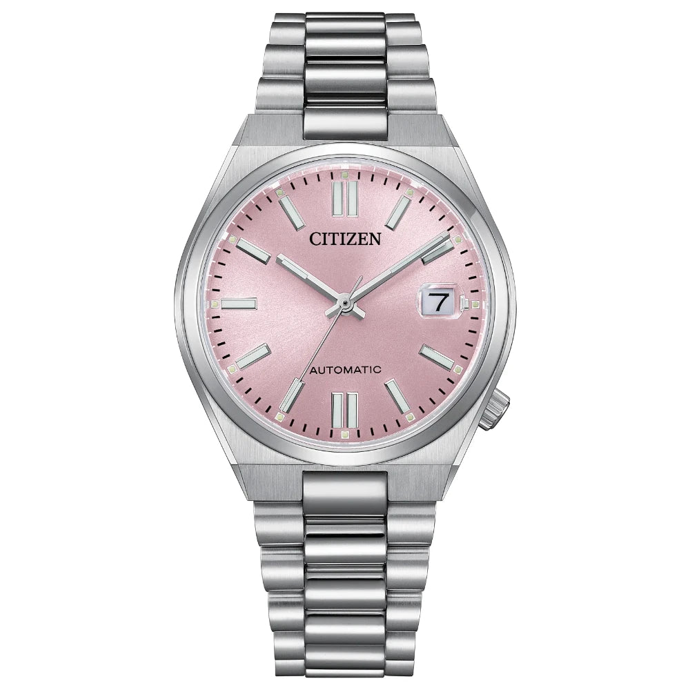 Reloj Citizen Automatic NJ0200-50Z Tsuyosa Sapphire Rosado 37mm