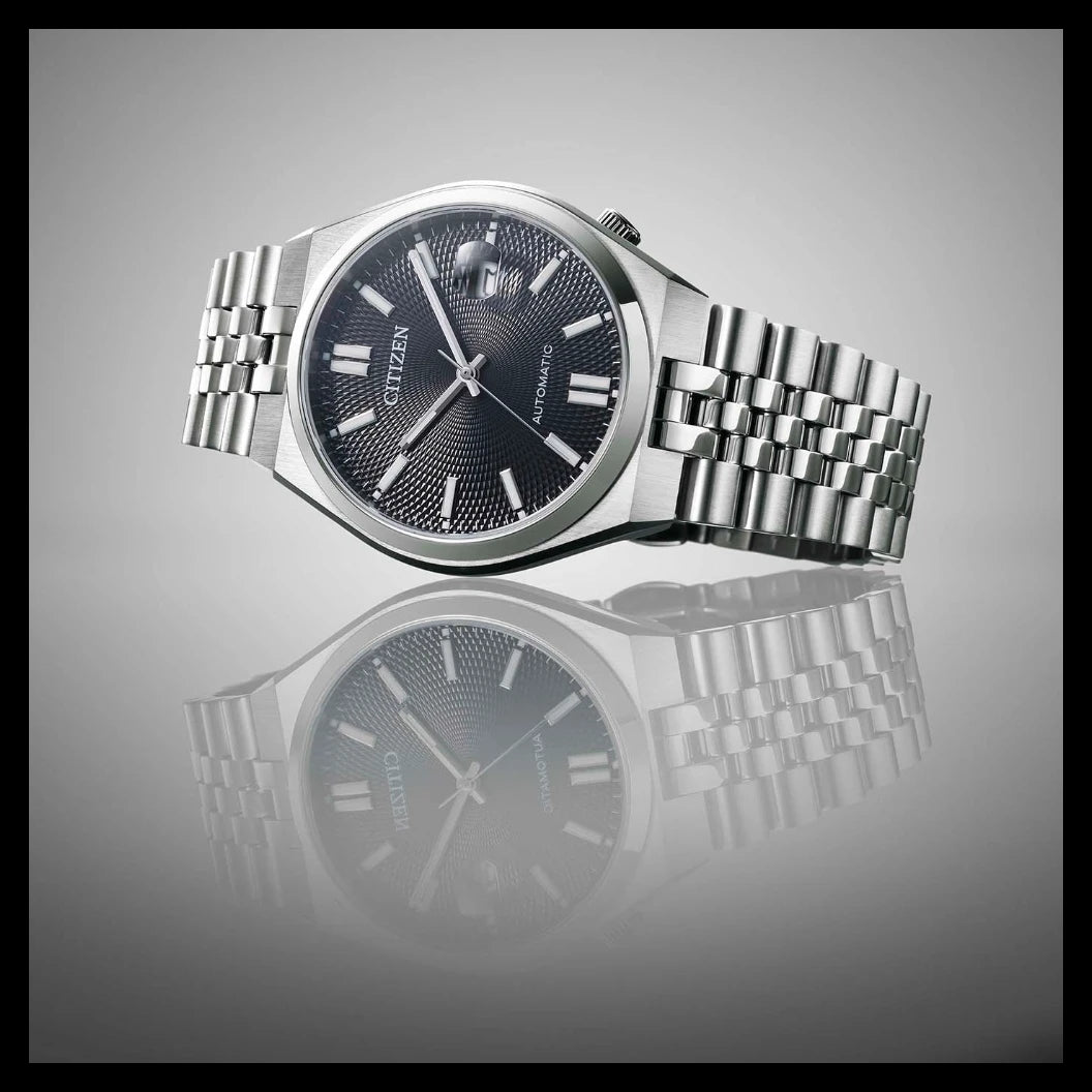 Reloj Citizen Automatic NK0020-55E Tsuyosa 60 Sapphire Negro 40mm