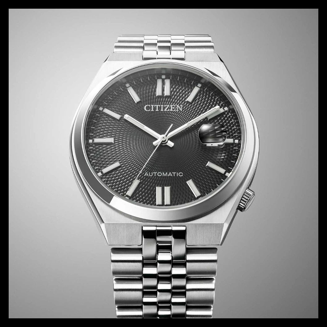 Reloj Citizen Automatic NK0020-55E Tsuyosa 60 Sapphire Negro 40mm